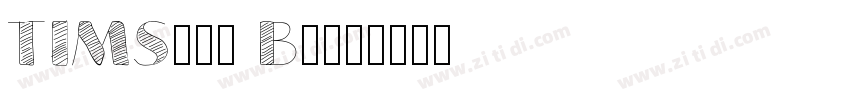 TIMSans Bold字体转换